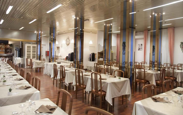 Sala ristorante a Rimini